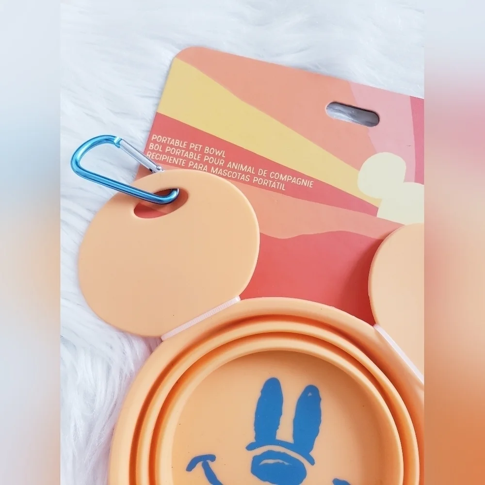 Disney Portable Mickey Pet Bowl